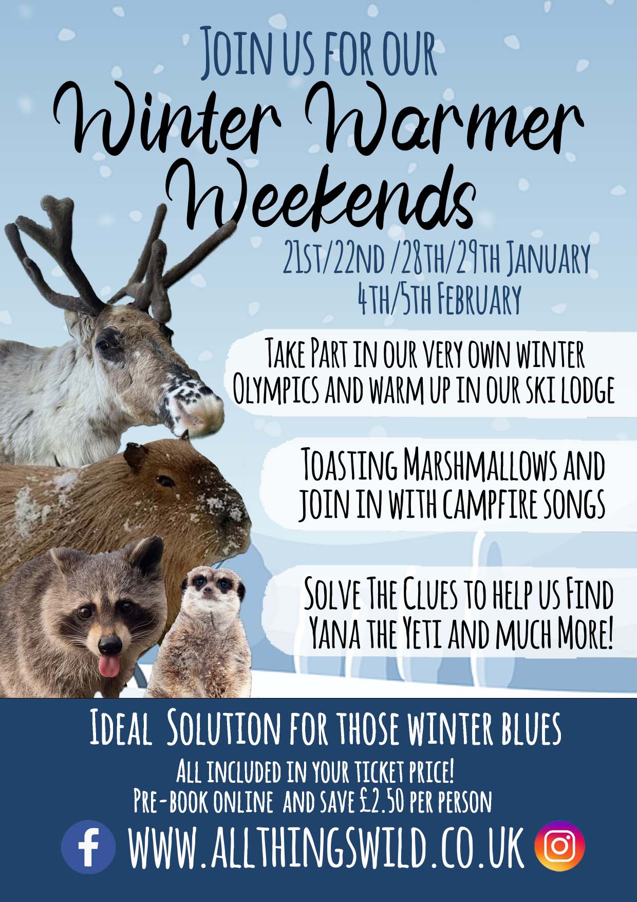 Winter Warmer Weekends All Things Wild Honeybourne Evesham